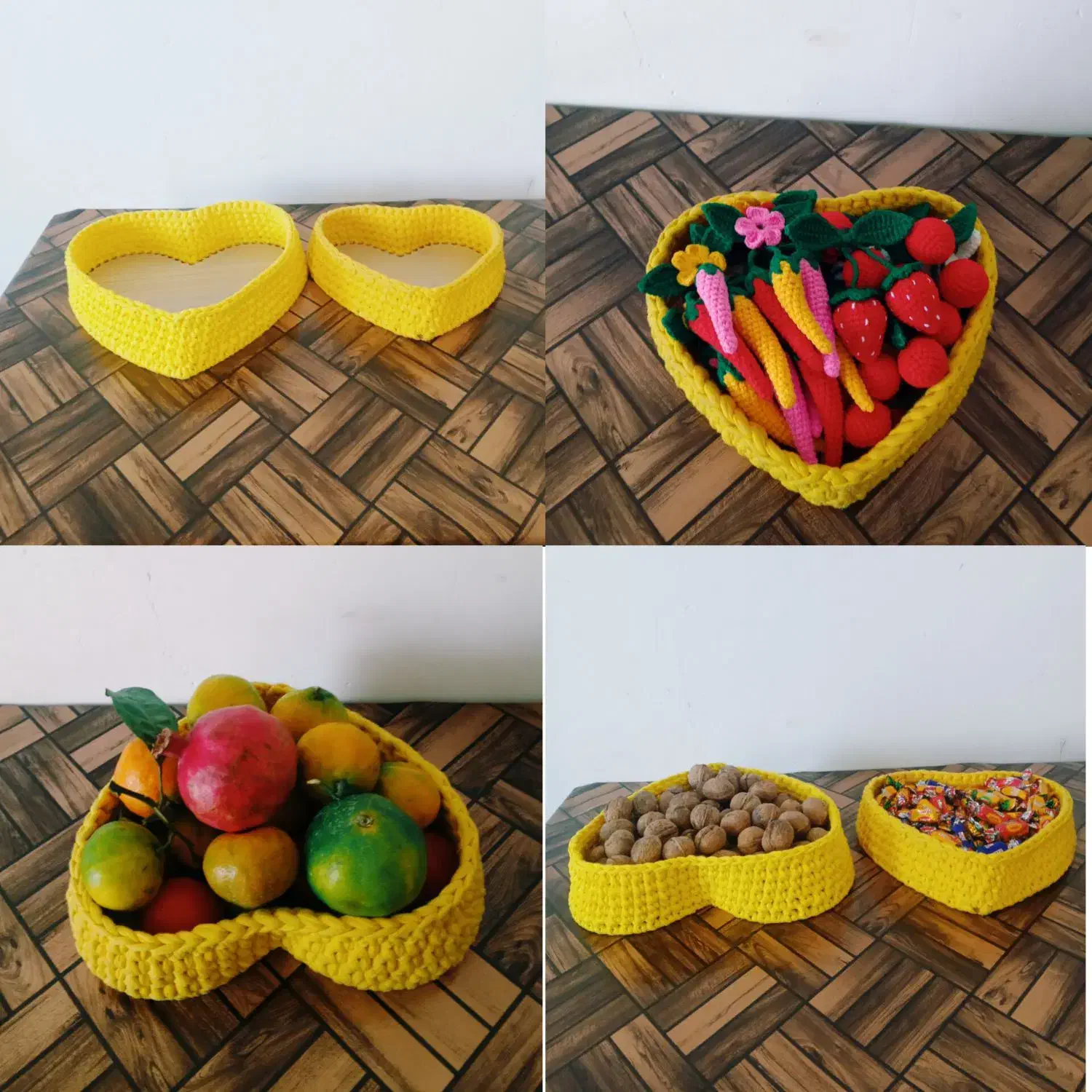 سبد هایه تریکویی بسیار زیبا و کاربردی|اسباب‌بازی بچه|شیروان (خراسان), |دیوار