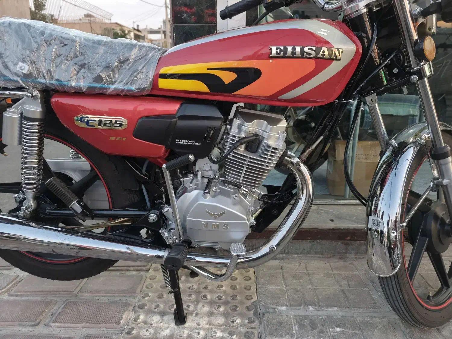 موتور سیکلت احسان 125 استارتی مدل 1403|موتورسیکلت|شیراز, شیشه‌گری|دیوار