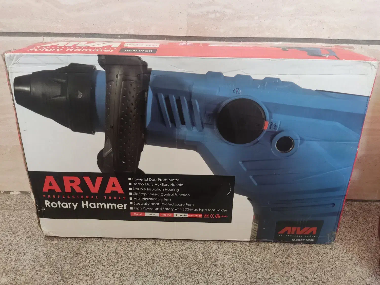 دریل بتن کن آروا پنج شیار ۱۱ کیلویی مدل 5230|ماشین‌آلات صنعتی|شیراز, شهرک صادقیه|دیوار