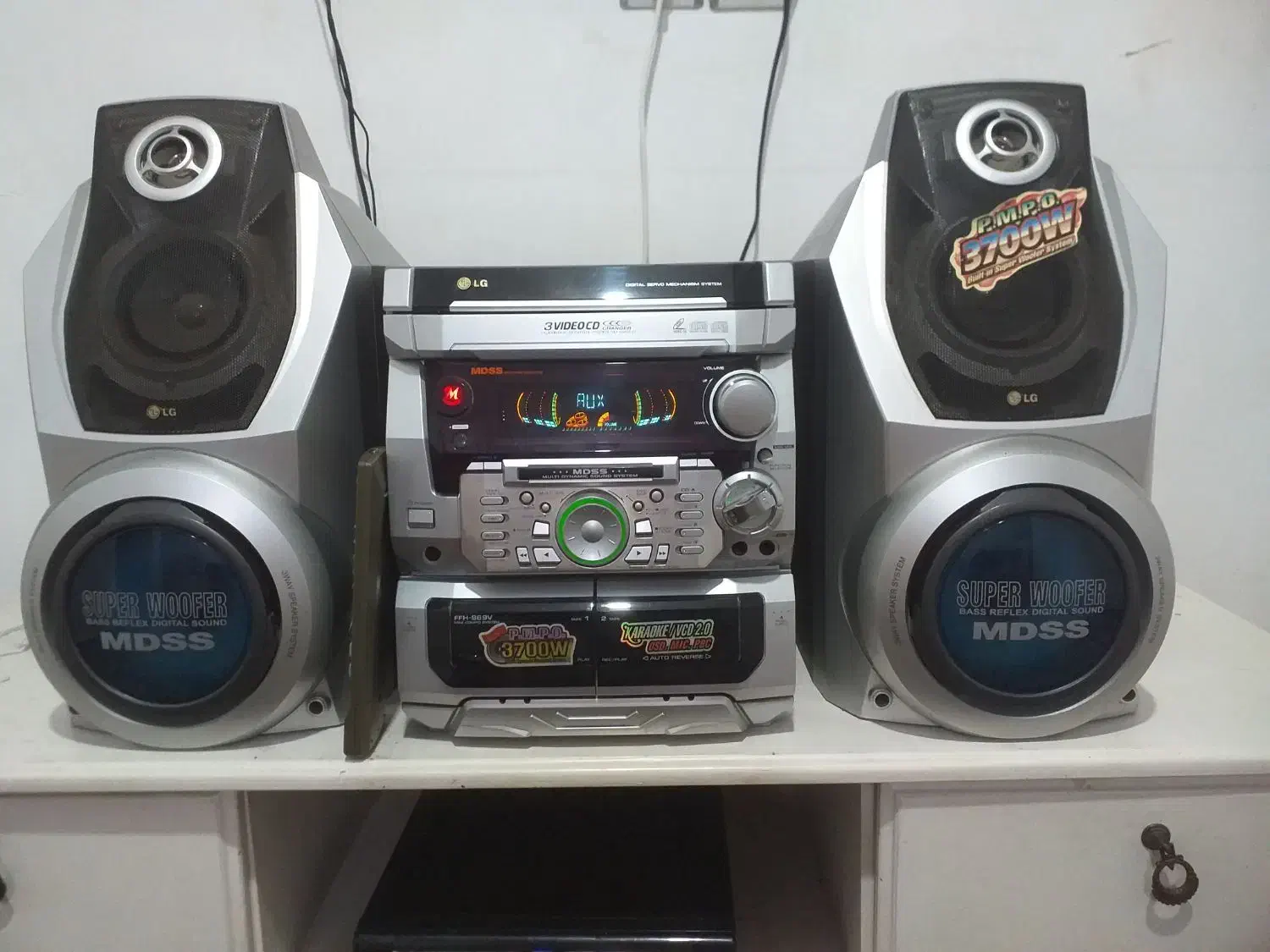 ضبط وباند خانگی الجی ۳۷۰۰وات|سیستم صوتی خانگی|قائم‌شهر, |دیوار