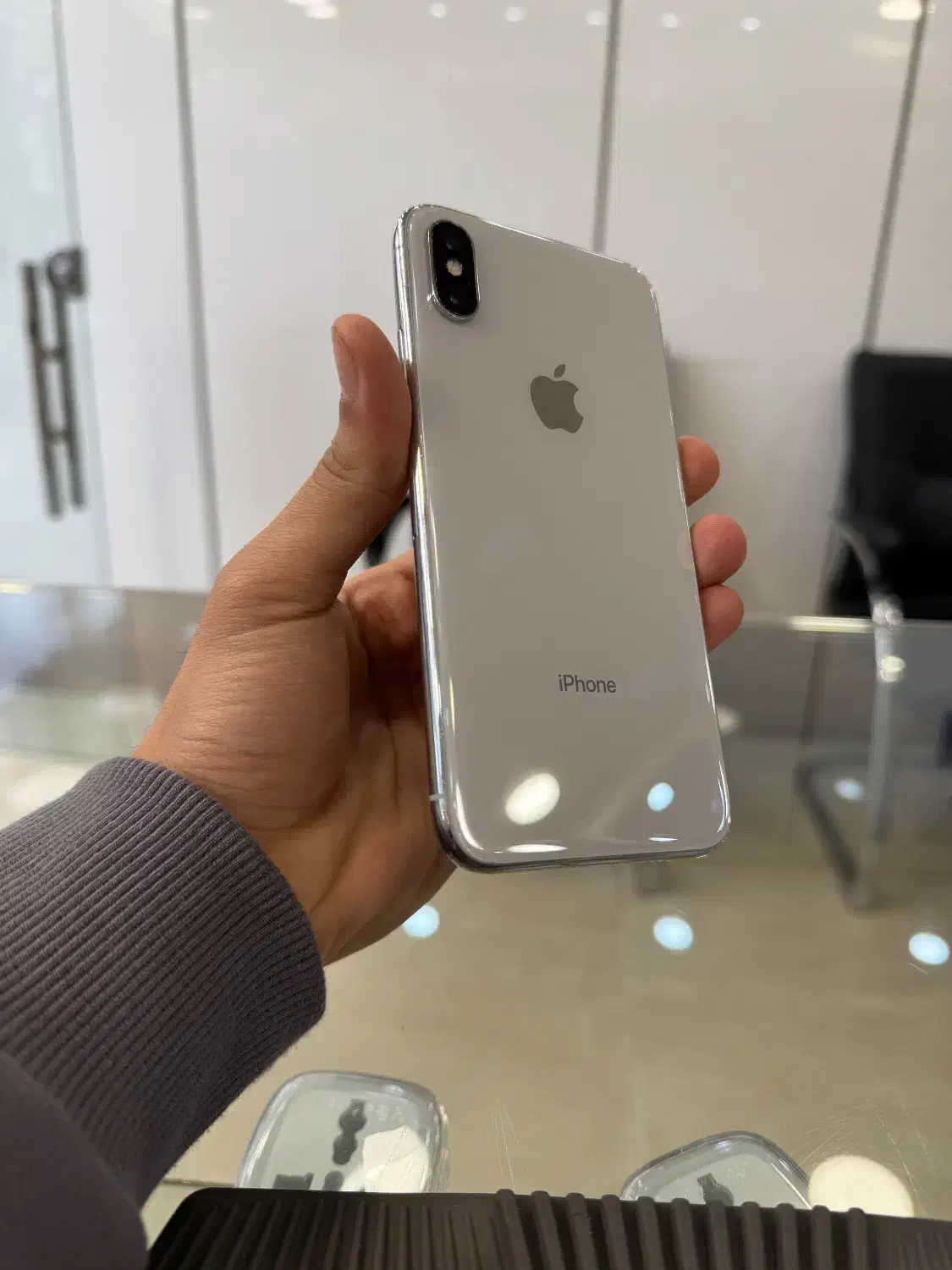 اپل iPhone X 256GB رنگ سفید گوشی سالم|موبایل|گرگان, |دیوار