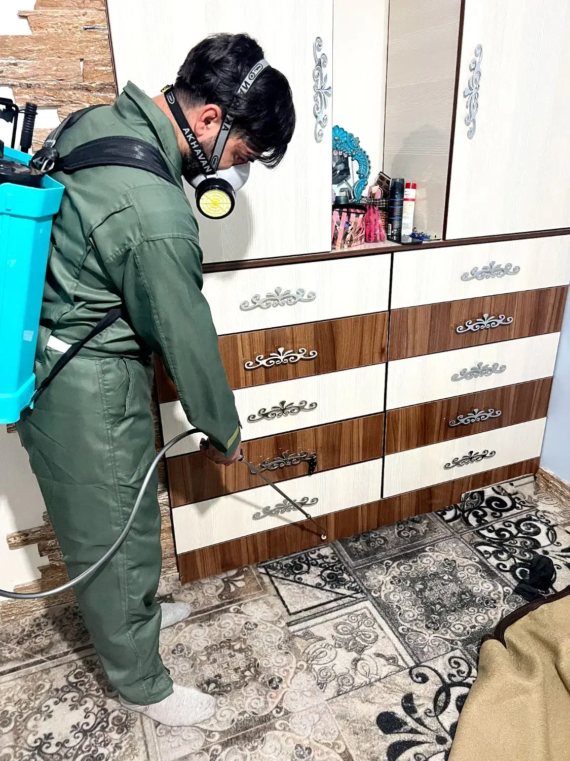 سمپاشی بدون ترک منزل ساس کک سوسک موش کنه(سم پاشی)|خدمات نظافت|کرج, گلشهر|دیوار
