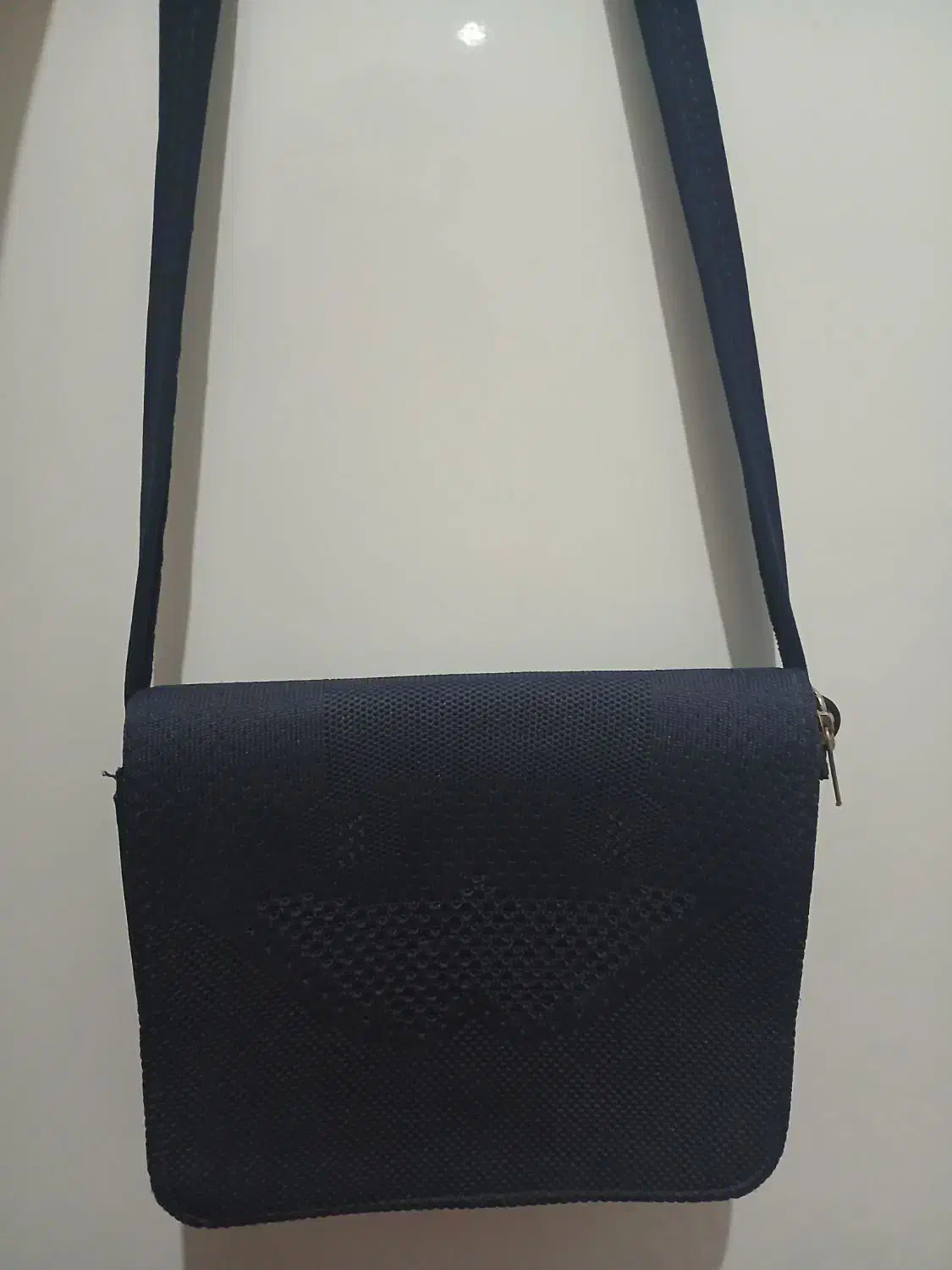 کیف دوشی زنانه سرمه‌ای  در حد نو|کیف، کفش، کمربند|گنبد کاووس, |دیوار