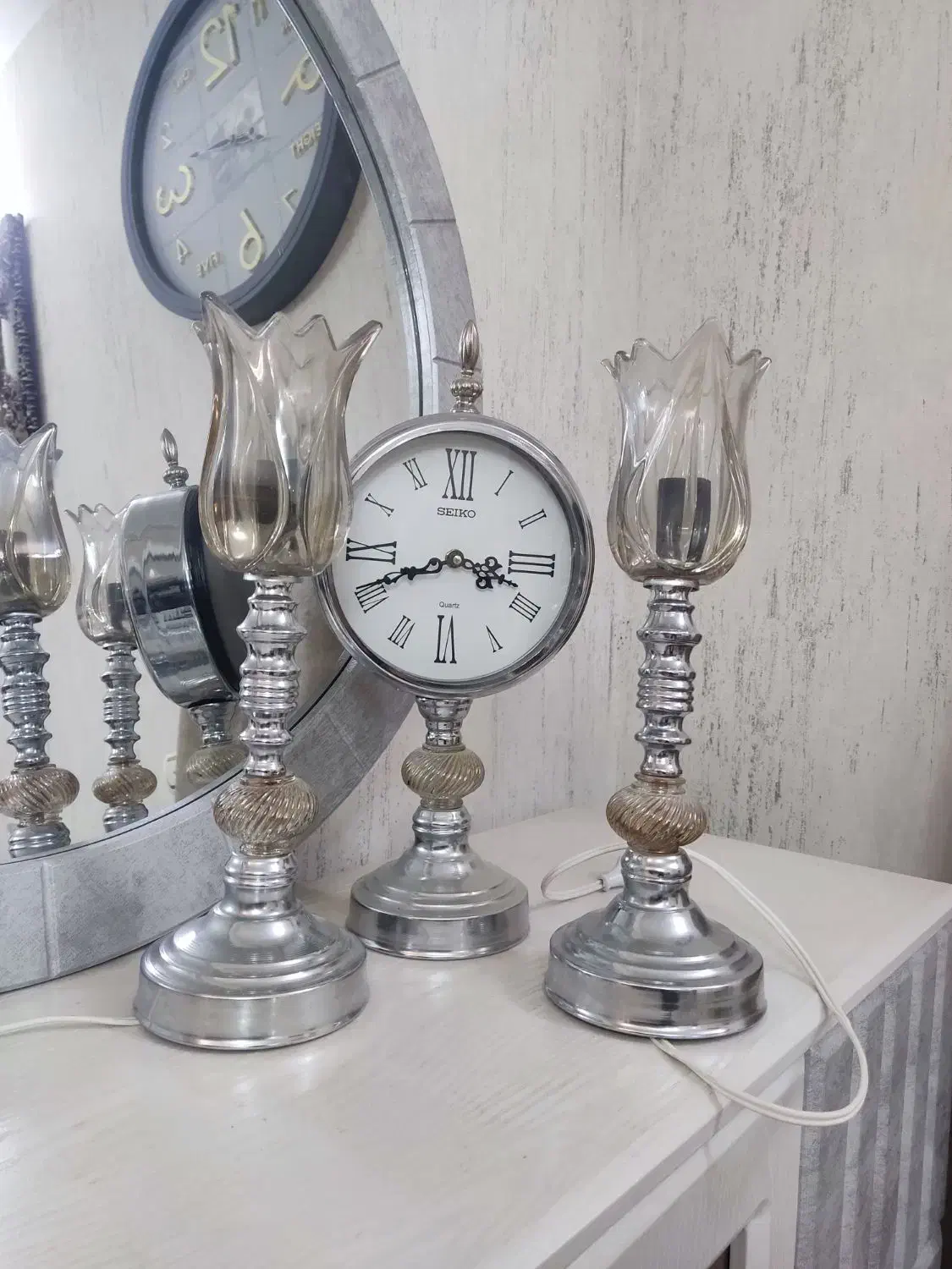 شمعدان|چراغ خواب و آباژور|خرم‌آباد, |دیوار