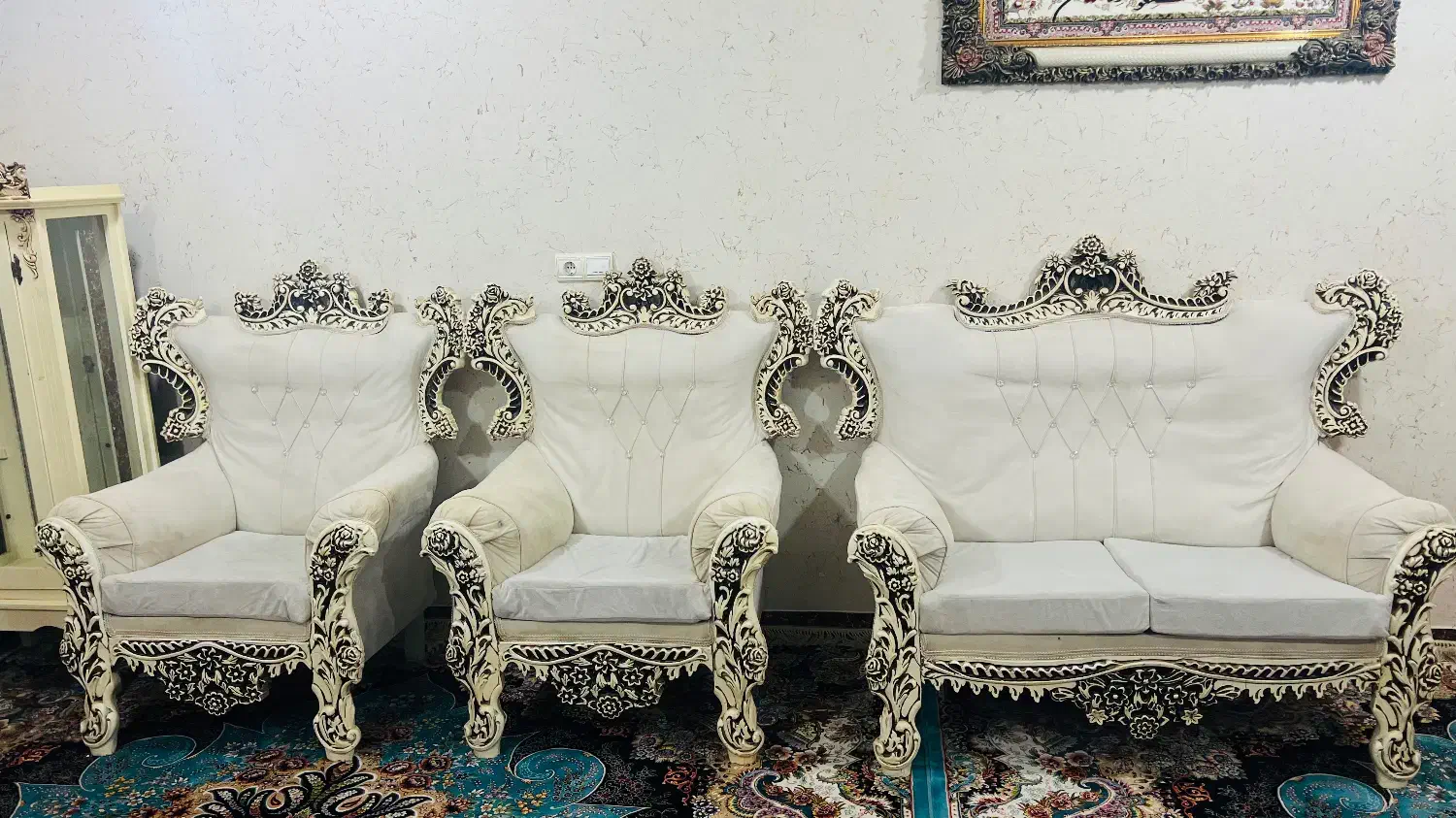 فروش مبل همراه با بوفه|مبلمان خانگی و میز عسلی|اهواز, کوی فرهنگیان ۱|دیوار