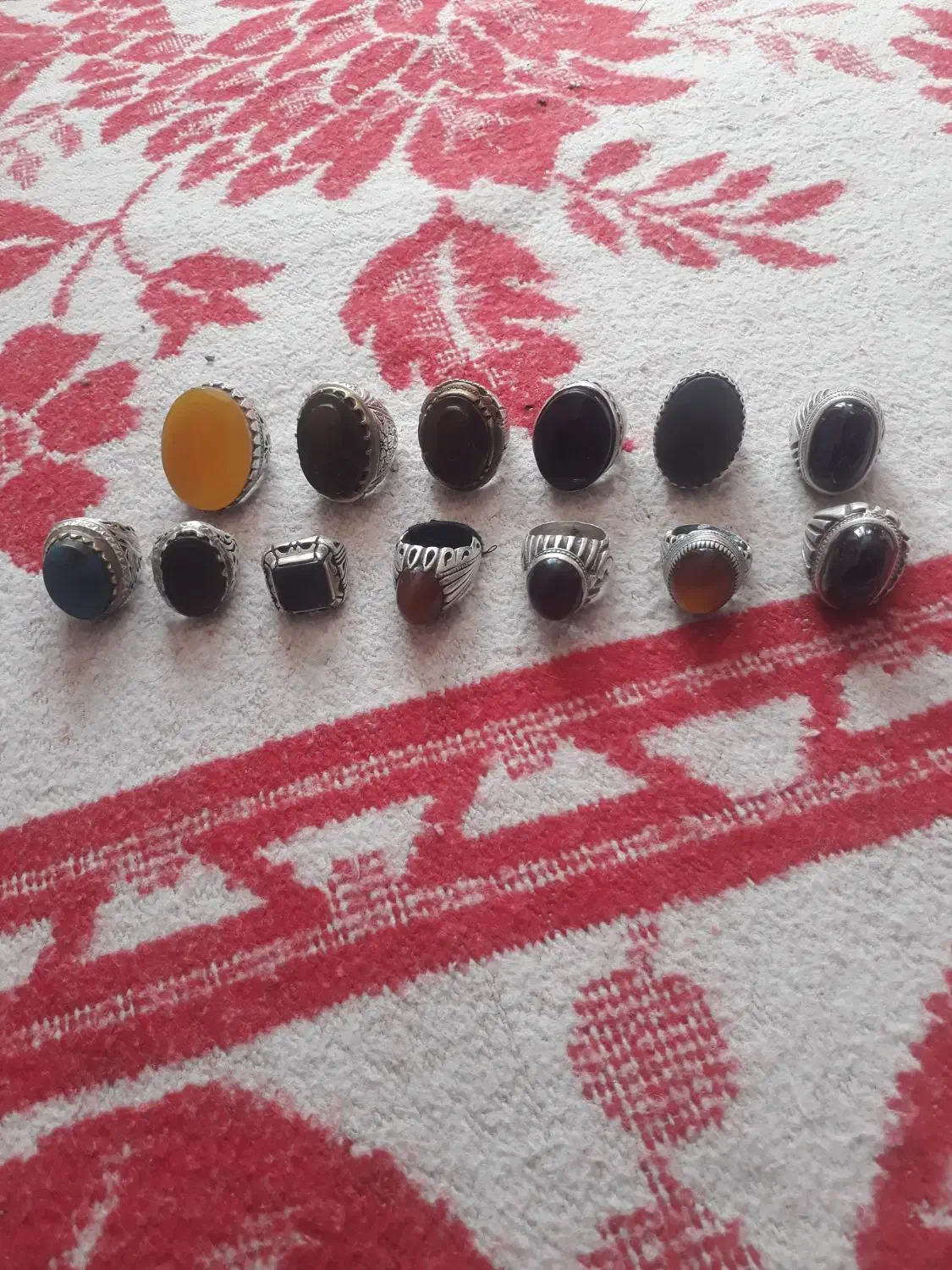 انگشتر و مهره اصل|کلکسیون اشیاء عتیقه|کرمان, |دیوار