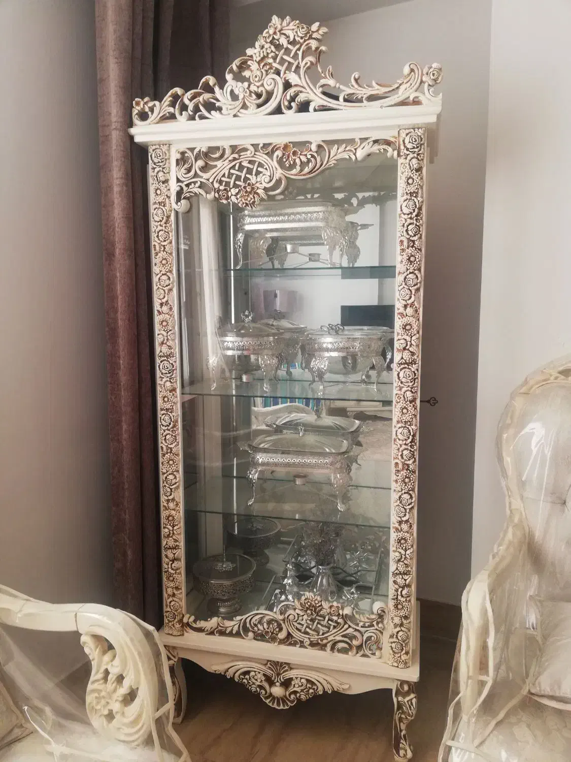 بوفه سلطنتی نو|بوفه، ویترین، کنسول|شیراز, زرهی|دیوار