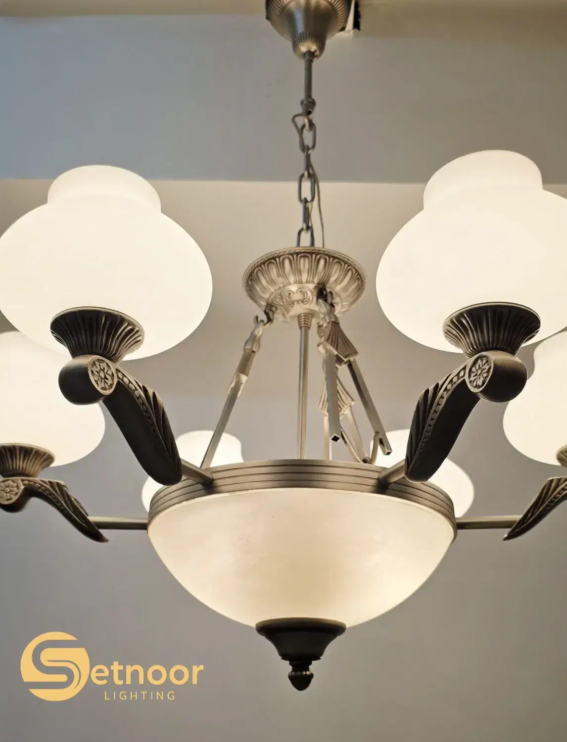 ست ۳ پارچه لوستر های تمام برنز تیتانیومی|لوستر و چراغ آویز|تهران, اقدسیه|دیوار