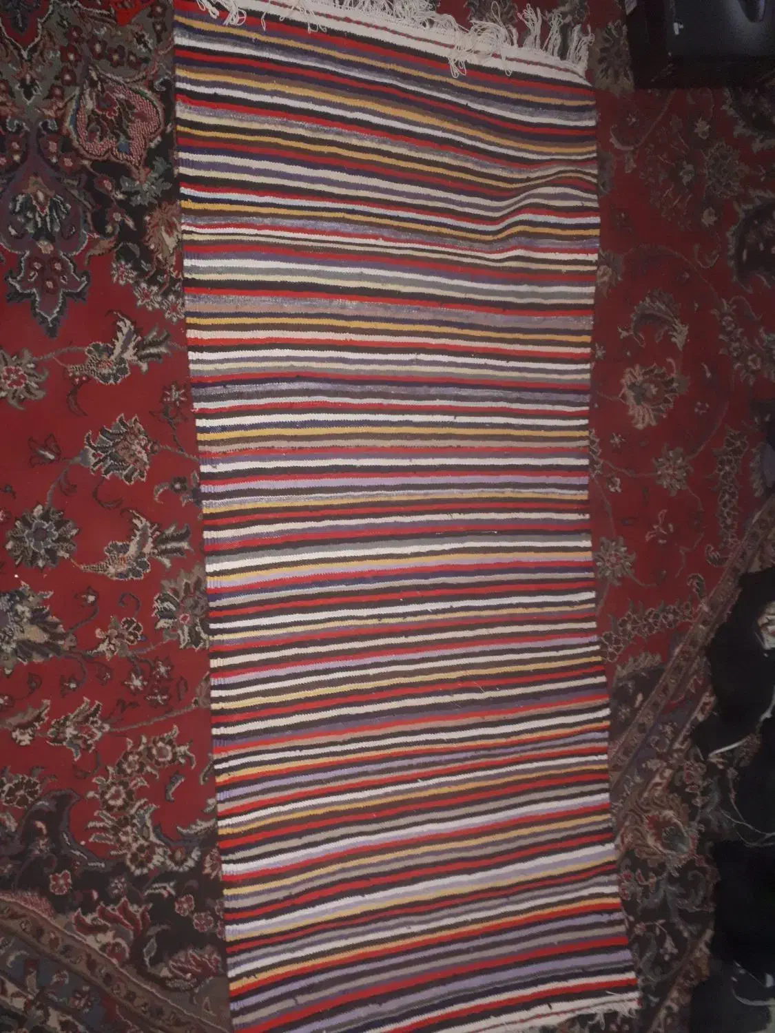 گلیم دست بافت|گلیم، جاجیم، گبه|بیرجند, |دیوار