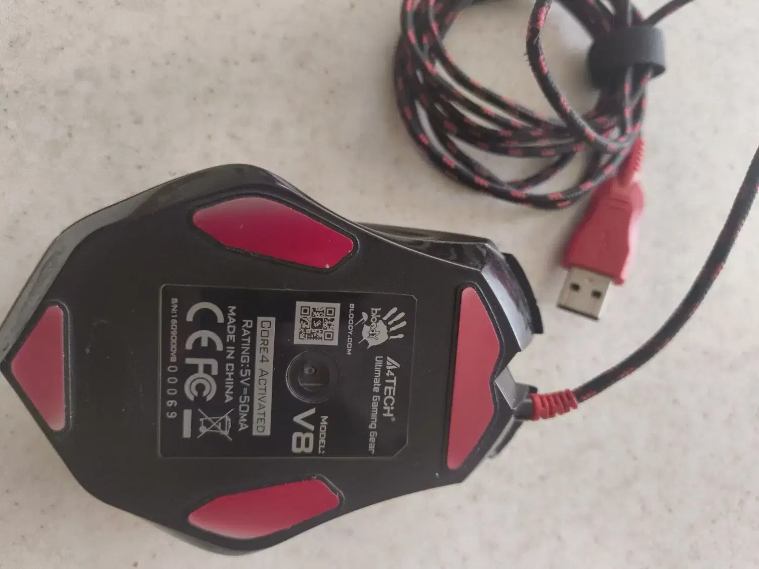 موس گیمینگ bloody A4TECH مدل V8|قطعات و لوازم جانبی رایانه|تهران, شاهین|دیوار