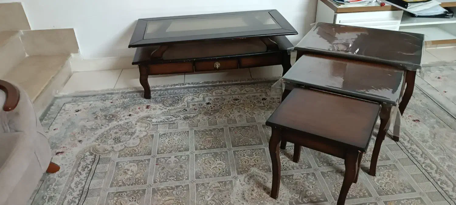 میز جلو مبلی وعسلی|مبلمان خانگی و میز عسلی|گرگان, |دیوار