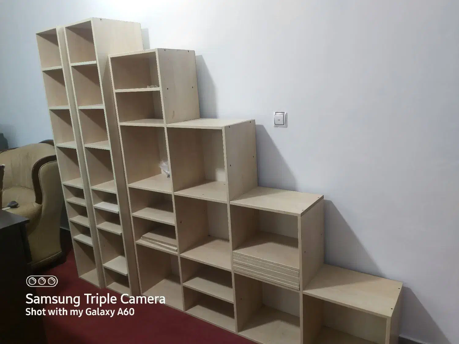 فروش قفسه کتاب و میز|کتابخانه، شلف، قفسه‌های دیواری|کرج, رجب‌آباد|دیوار