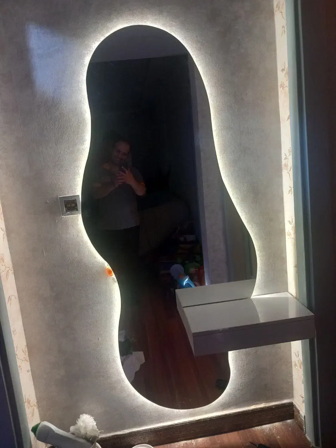 آینه بکلایت با رنگ انتخابی|آینه|پرند, فاز ۶|دیوار