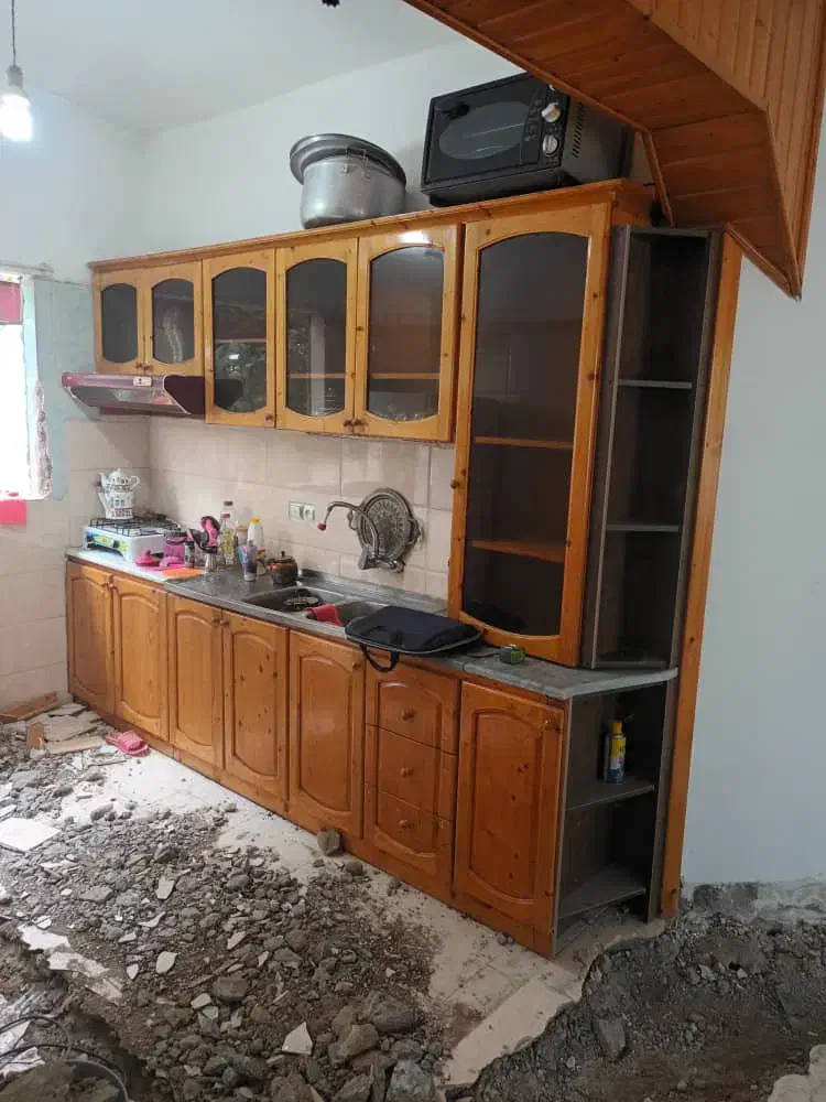 کابینت چوبی کارکرده|مصالح و تجهیزات ساختمان|نوشهر, |دیوار