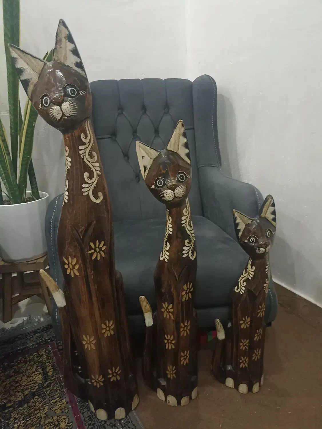 مجسمه چوبی|مجسمه، تندیس، ماکت|اهواز, کوی مهدیس|دیوار