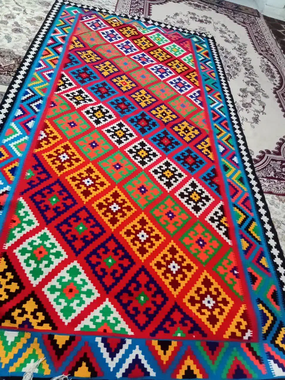 گلیم|گلیم، جاجیم، گبه|کهن آباد, |دیوار