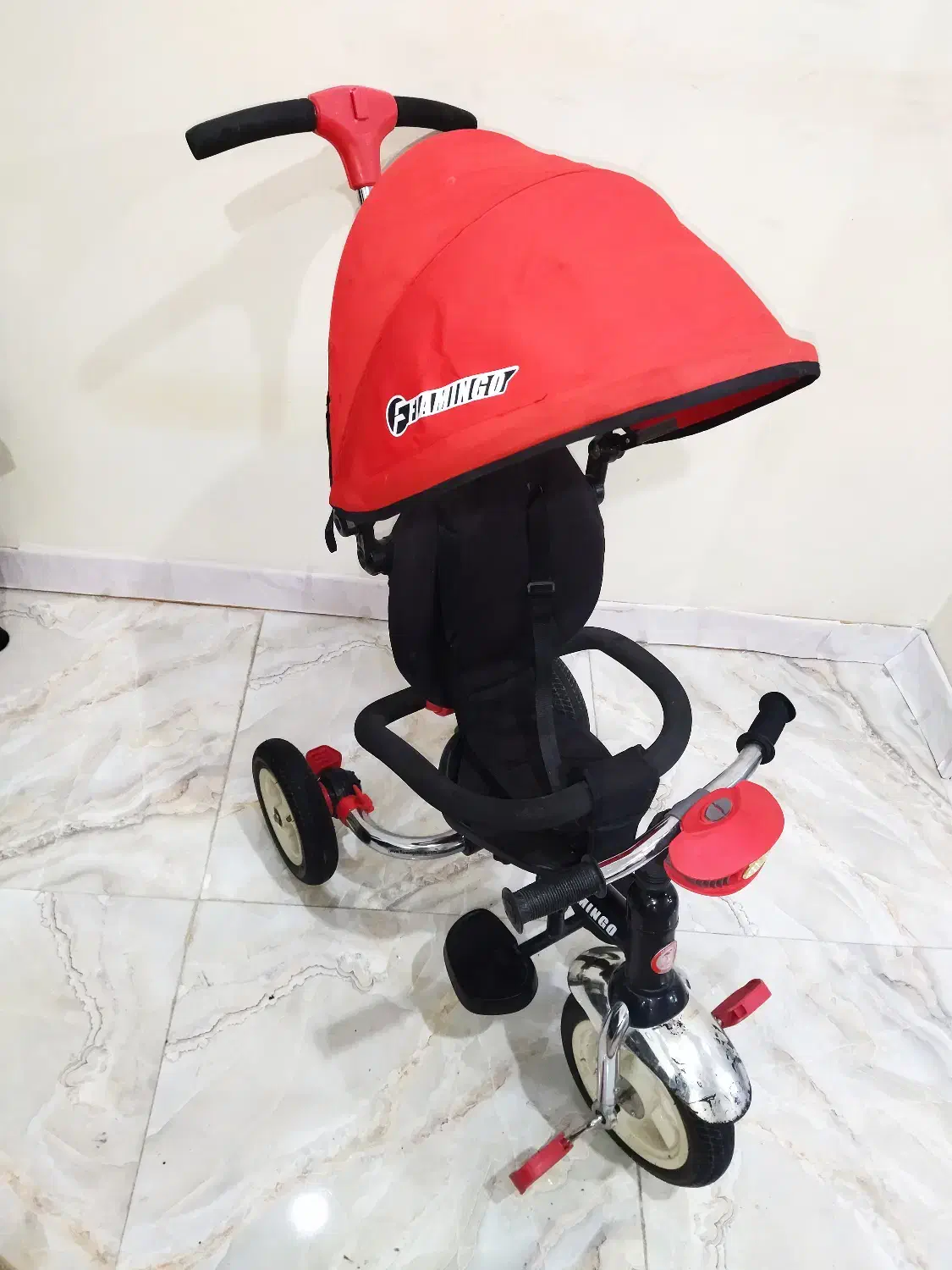 سه چرخه تاشو دوچرخه شو لاستیک بادی فلامینگو اصل|دوچرخه، اسکیت، اسکوتر|تهران, دهکده المپیک|دیوار