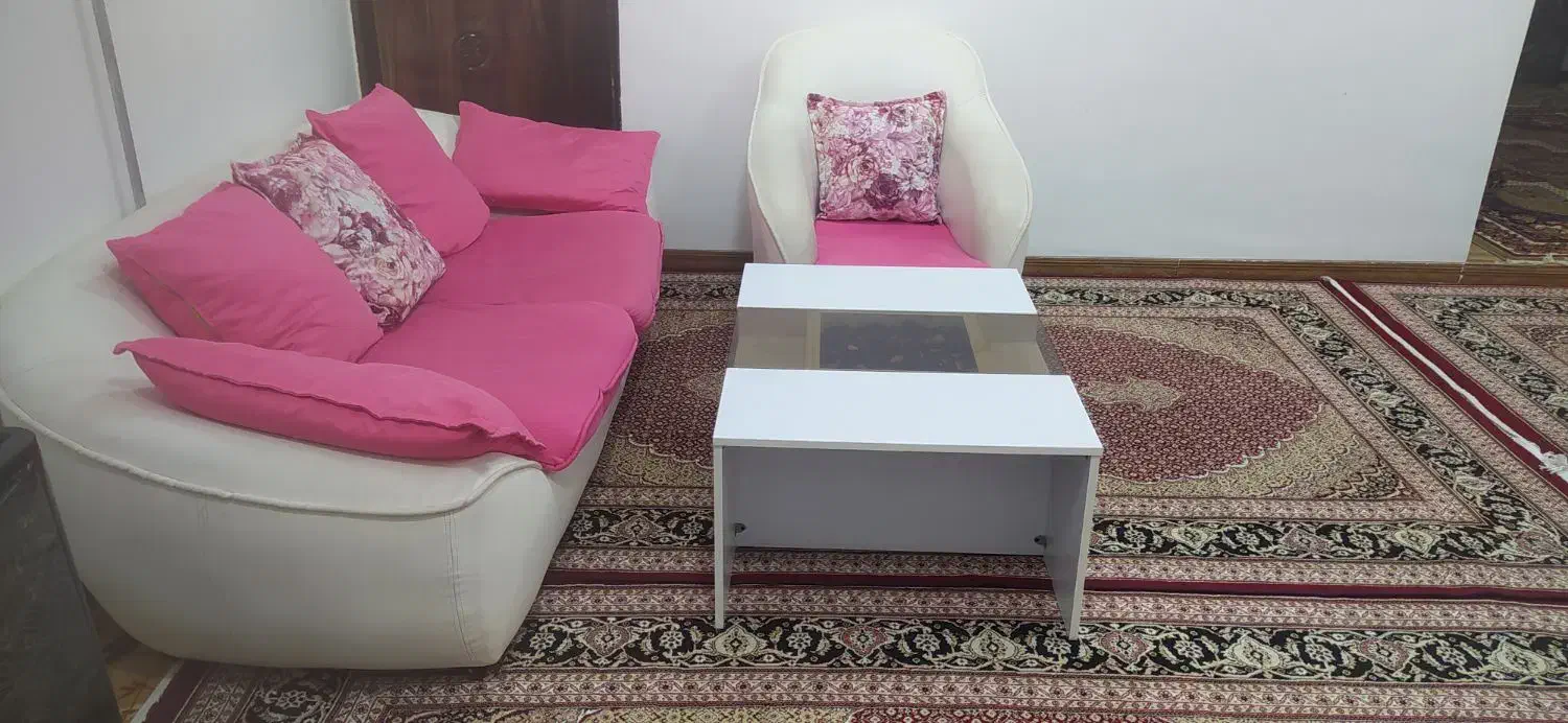 مبلمان ۴ نفره|مبلمان خانگی و میز عسلی|جوانرود, |دیوار