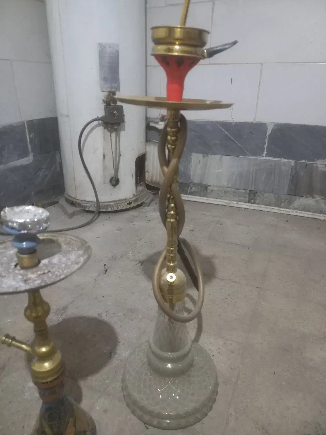 قلیون ثوپاپدار برنجی ۱|کلکسیون و سرگرمی|قم, نیروگاه|دیوار