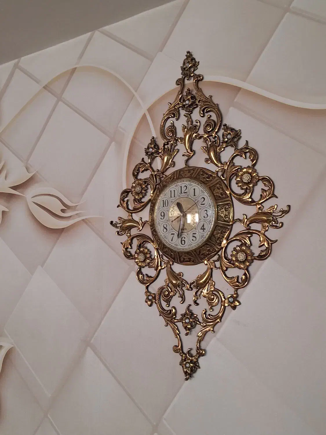 ساعت برنز (برنجی)|ساعت دیواری و تزئینی|اسلام‌شهر, باغ فیض|دیوار