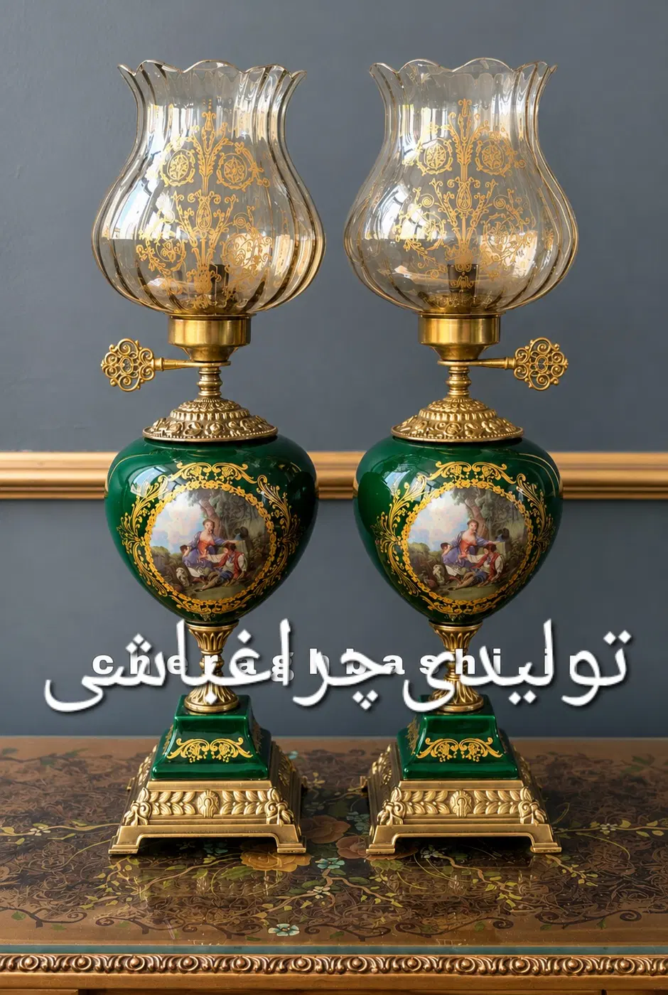 تولیدی چراغ ستون چینی فرشته مدل دوتیکه ایتالیایی|لامپ و چراغ|تهران, شوش (باغ آذری)|دیوار