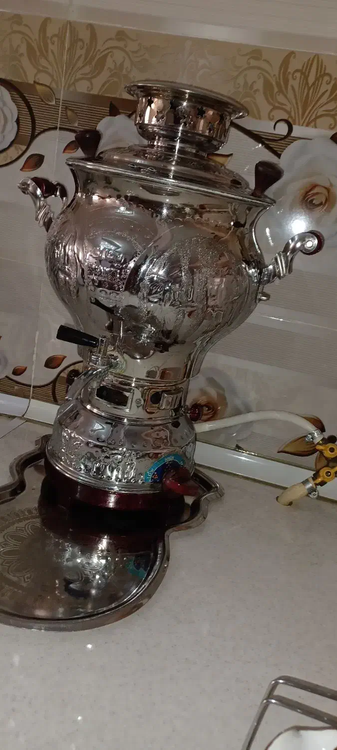 سماور گازی سالم بدون هیچ ایرادی|سماور، چای‌ساز، قهوه‌ساز|کنگاور, |دیوار