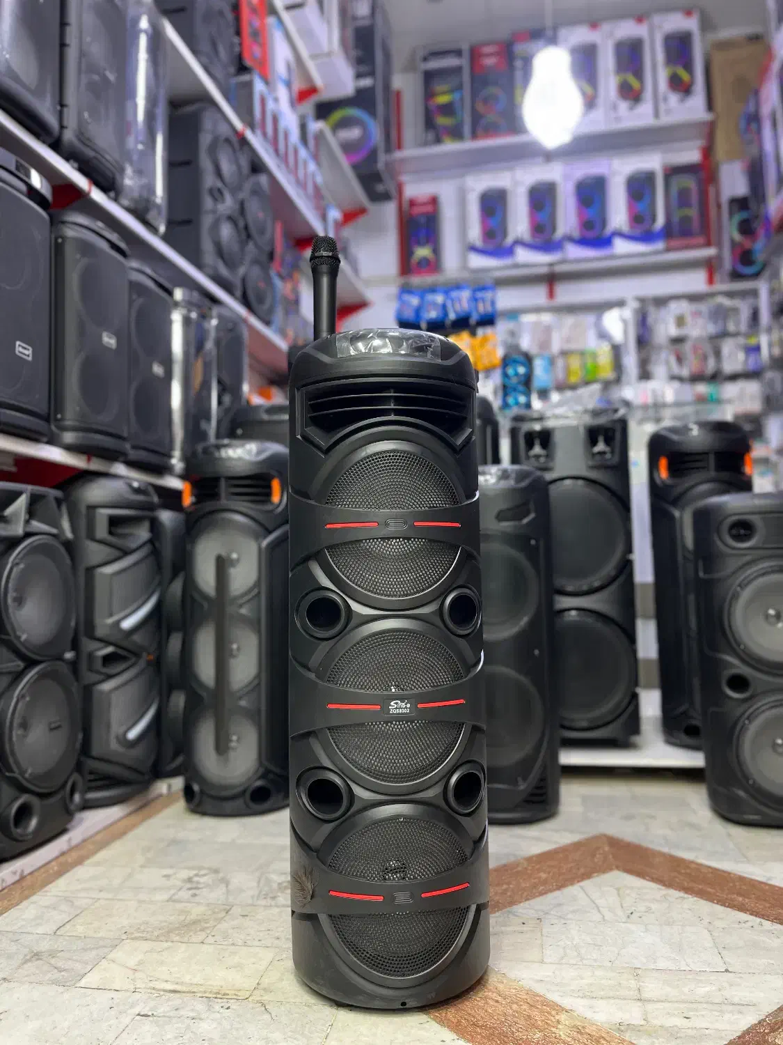 اسپیکر چمدانی مدل ZQS8302|سیستم صوتی خانگی|زنجان, |دیوار