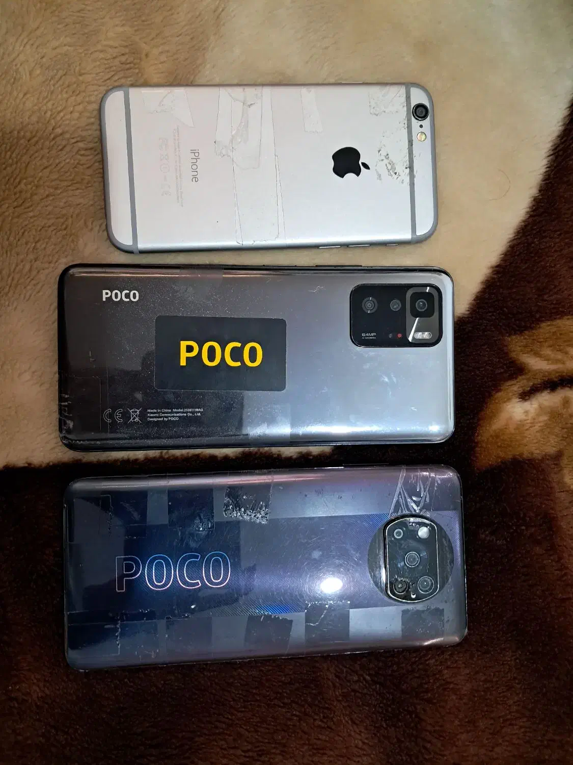 فروش سه عددگوشی|موبایل|شیراز, کیان آباد|دیوار