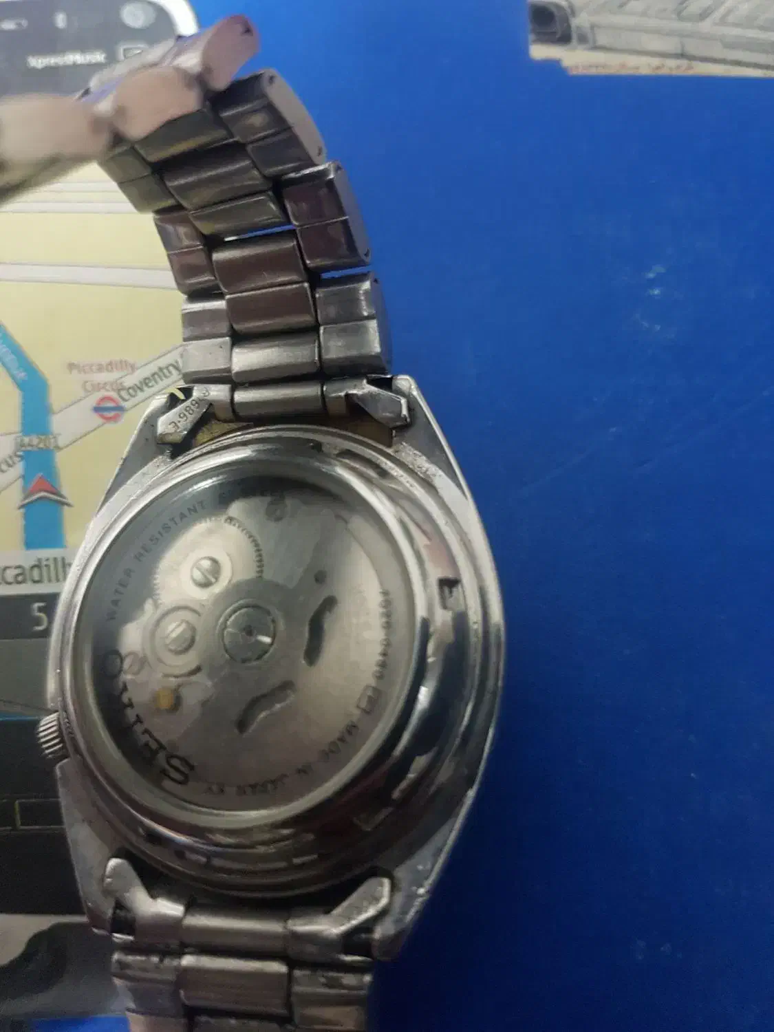 ساعت سیکو 5درب شیشه ای(ژاپن)|ساعت|اردکان, |دیوار