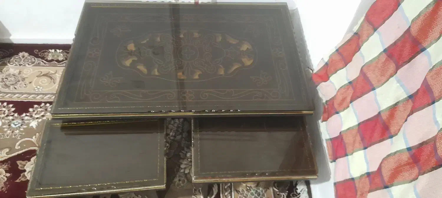 میزعسلی چوبی باچهارتا میز عسلی کوچک 2میلیون|مبلمان خانگی و میز عسلی|آمل, |دیوار