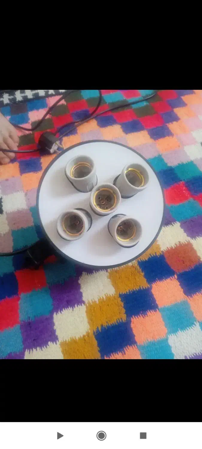 هولدر ۵ لامپی|لامپ و چراغ|کوهدشت, |دیوار