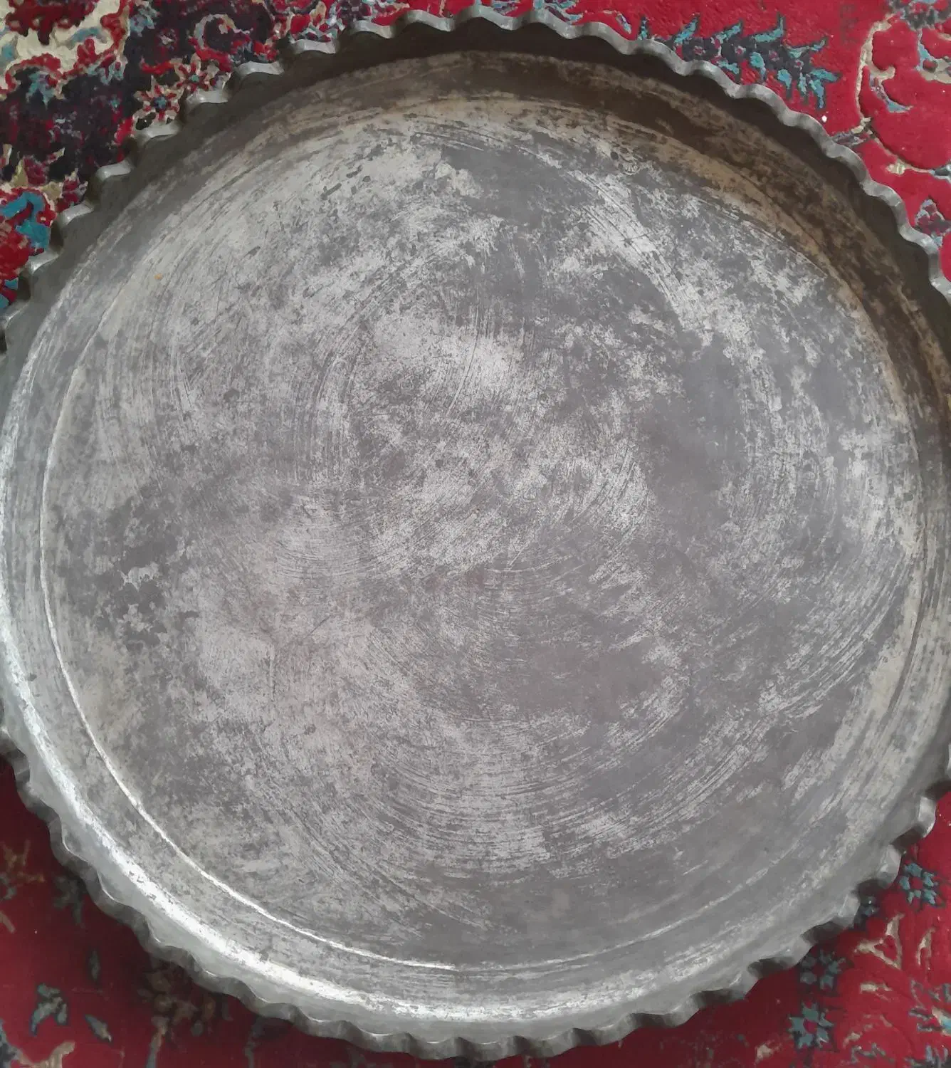 مجمع مسی قدیمی بزرگ|کلکسیون اشیاء عتیقه|کرمانشاه, |دیوار