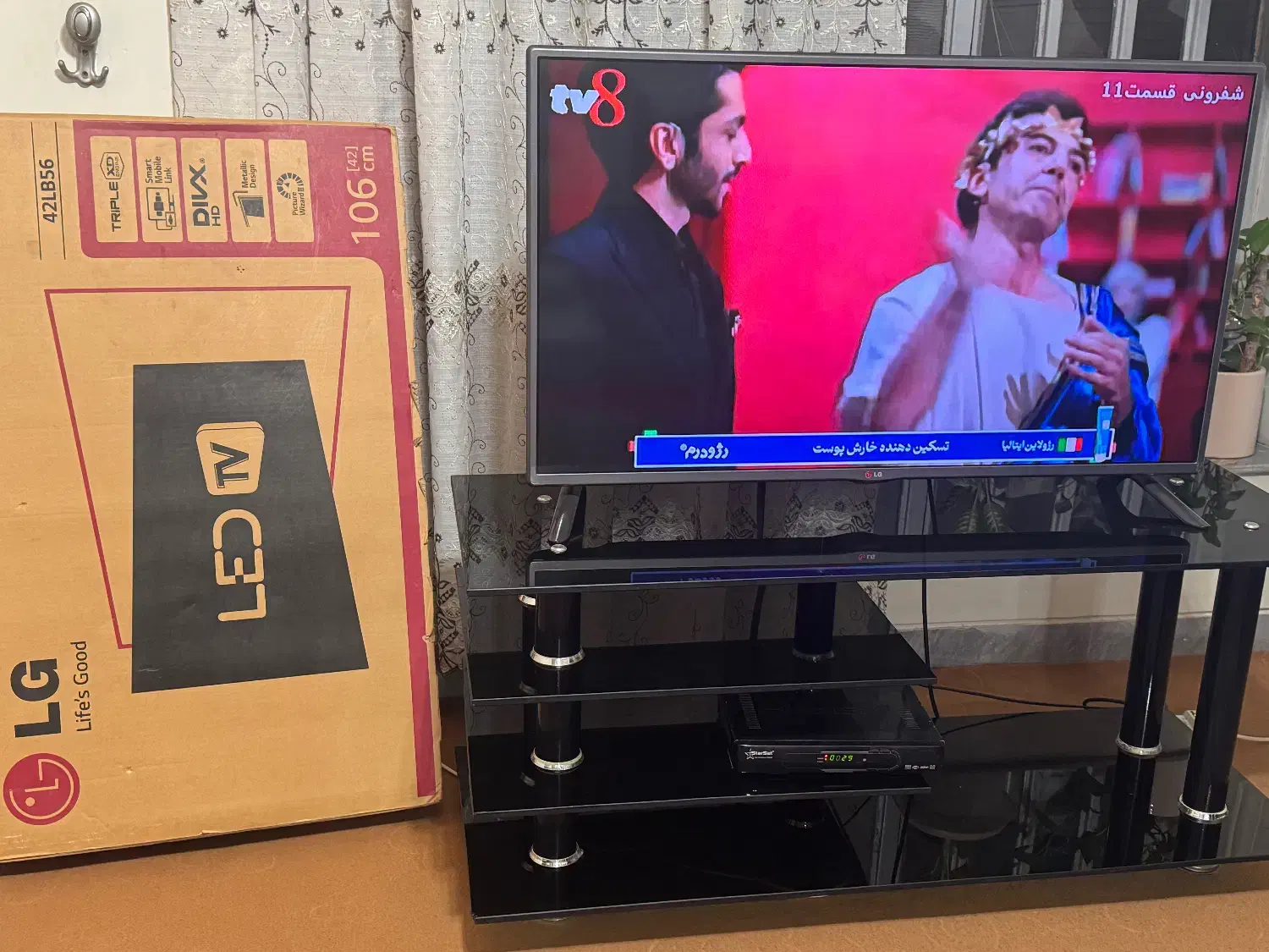 تلویزیون ال ای دی 42 ال جی 4k اصل کره با کارتن|تلویزیون و پروژکتور|شیراز, فرگاز|دیوار