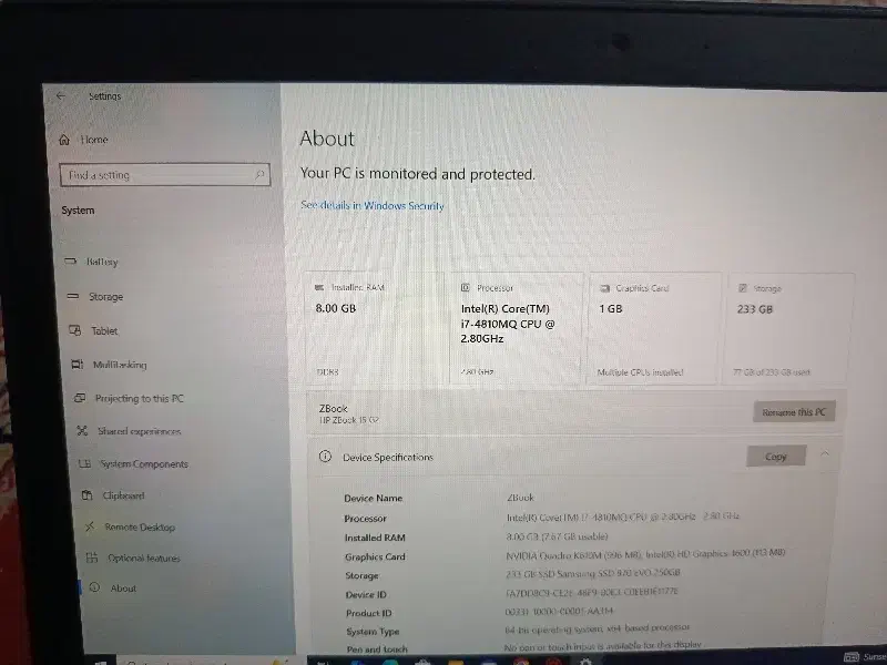 hpZBook|رایانه همراه|سیرجان, |دیوار