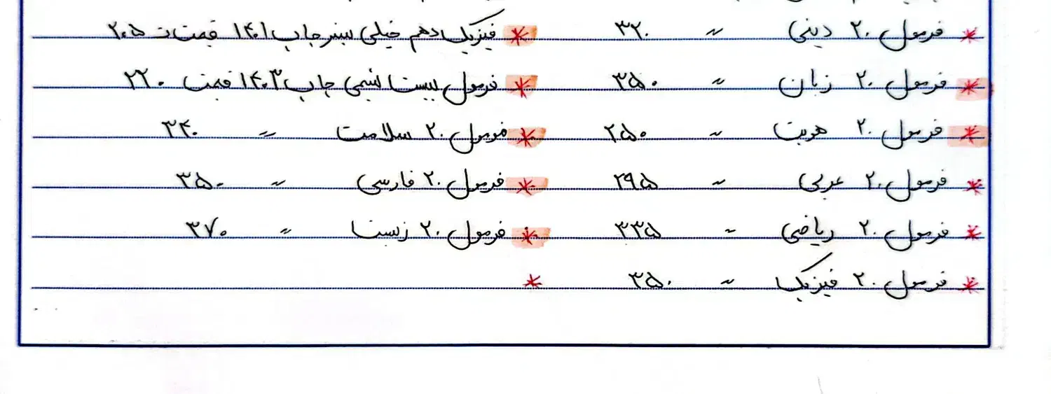 کتاب های فرمول بیست|کتاب و مجله آموزشی|مبارکه, |دیوار