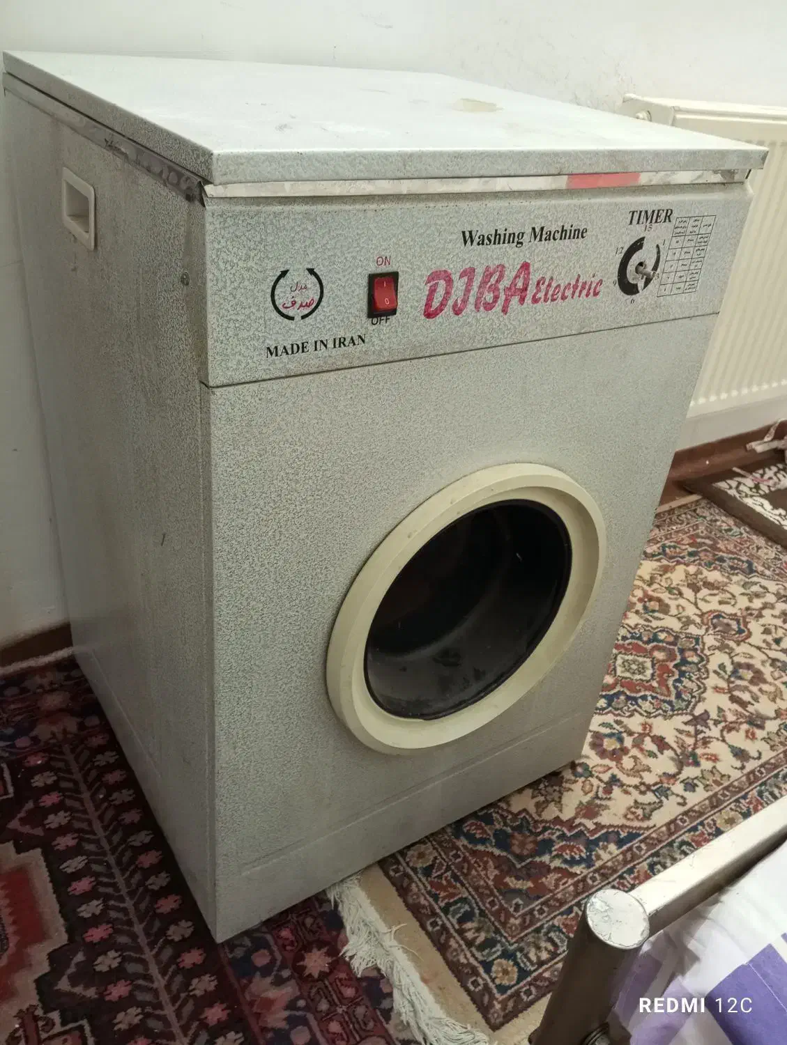 ماشین لباسشویی سطلی درحدنو|ماشین لباسشویی و خشک‌کن لباس|گلبهار, شهر جدید گلبهار|دیوار