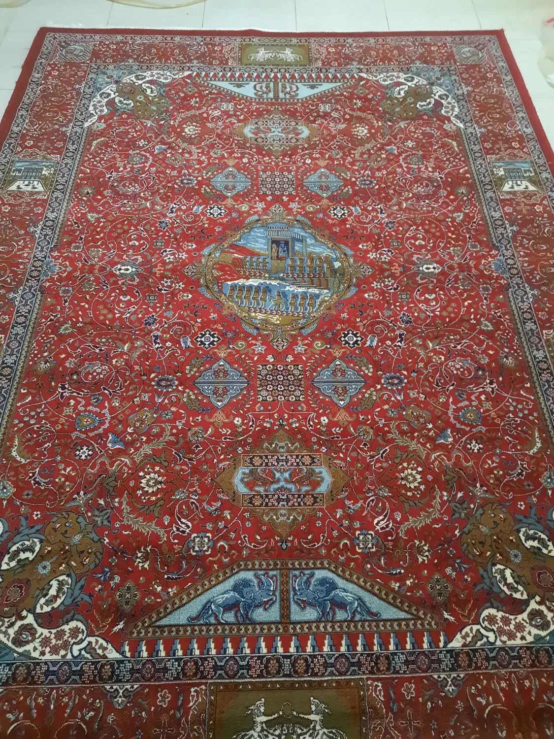 فرش|فرش|قروه, |دیوار