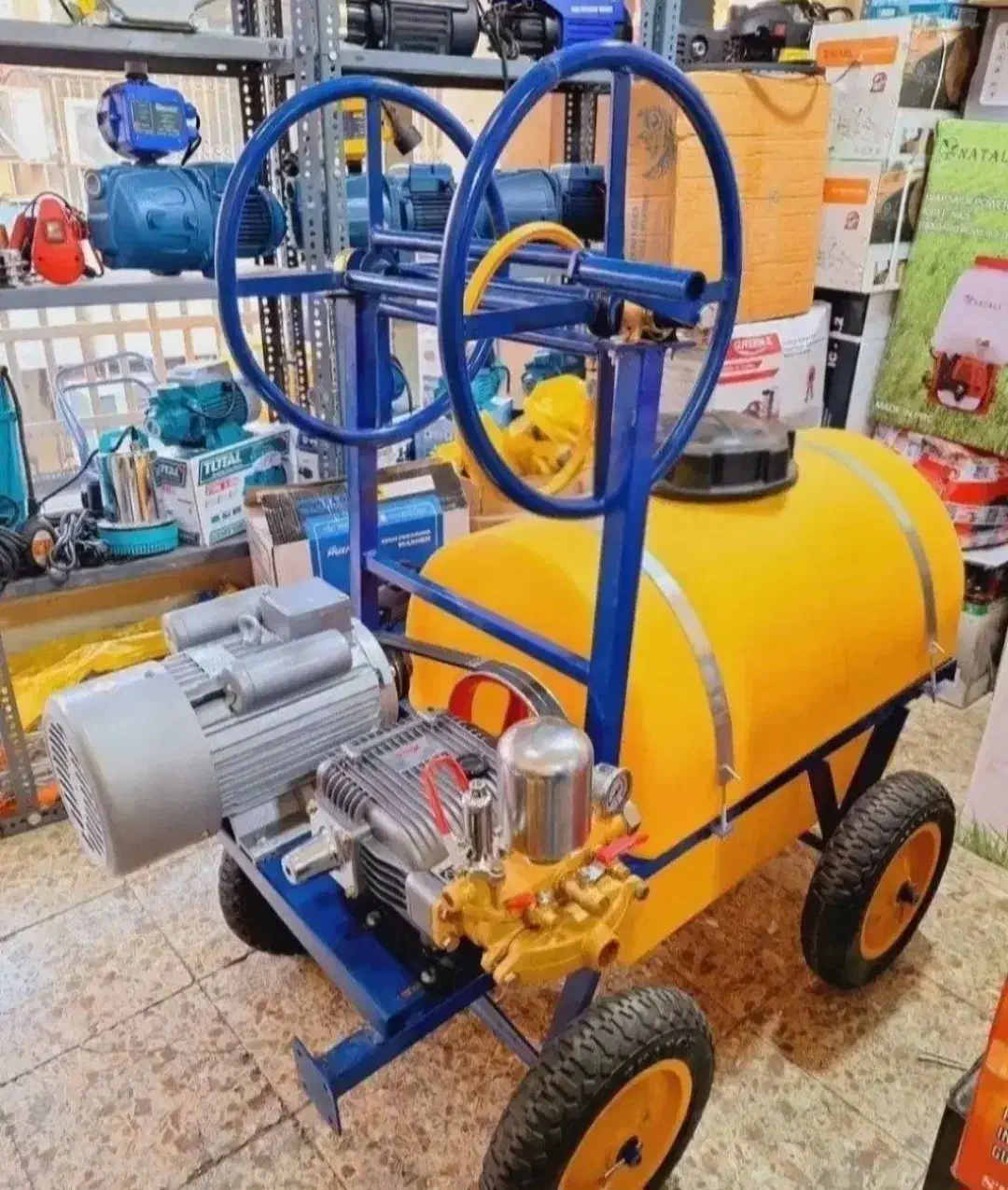 سمپاش فرغونی زنبه ای راتو 13 اسب با پمپ 90 بار اصل|ماشین‌آلات صنعتی|تهران, شهید رجایی|دیوار