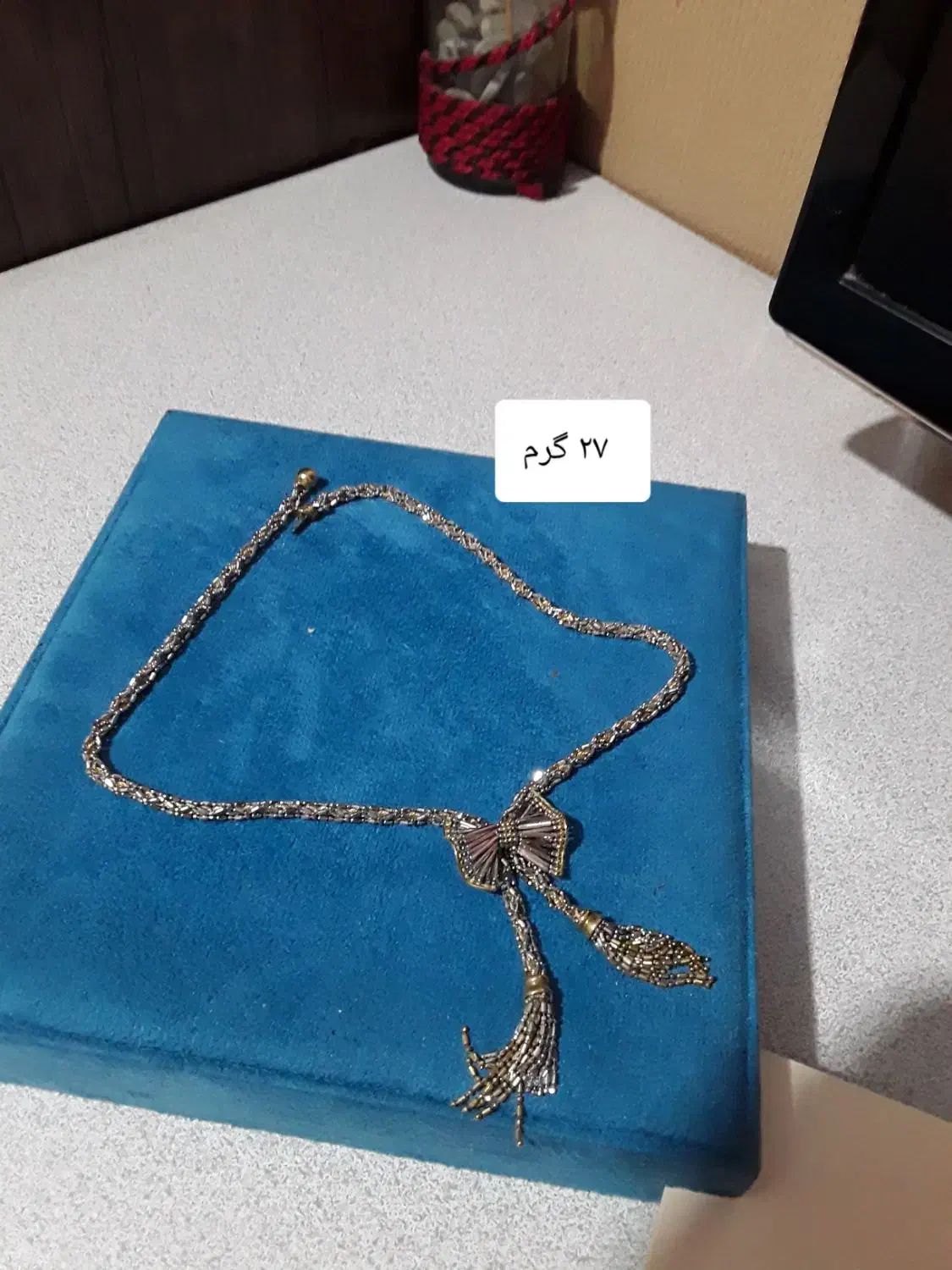 گردنبند سوئیس گلد بسیار شیک و نما دار|جواهرات|تهران, تهرانپارس غربی|دیوار