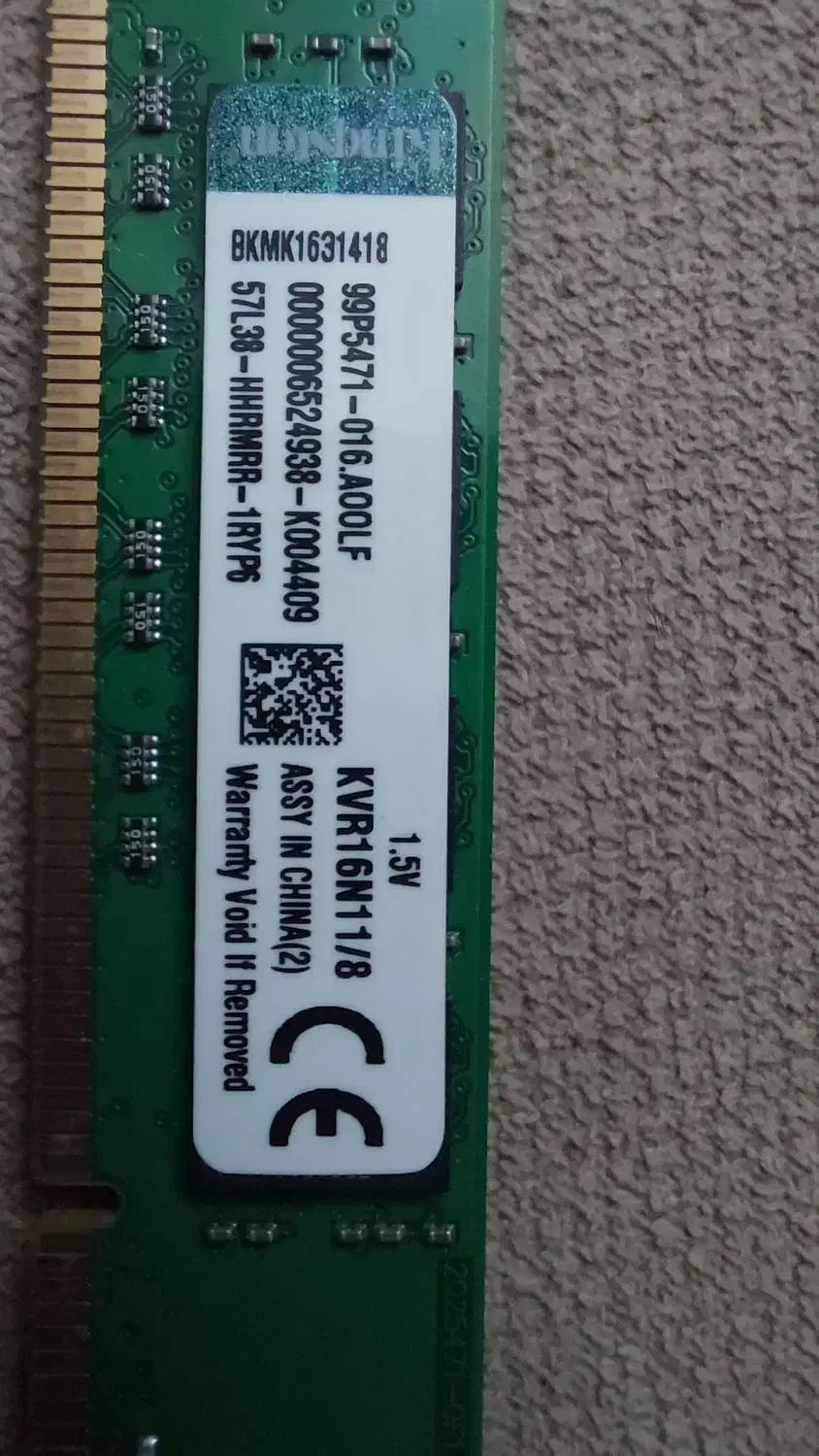 رم ۸ گیگ ddr3 1600mhz|قطعات و لوازم جانبی رایانه|گنبد کاووس, |دیوار