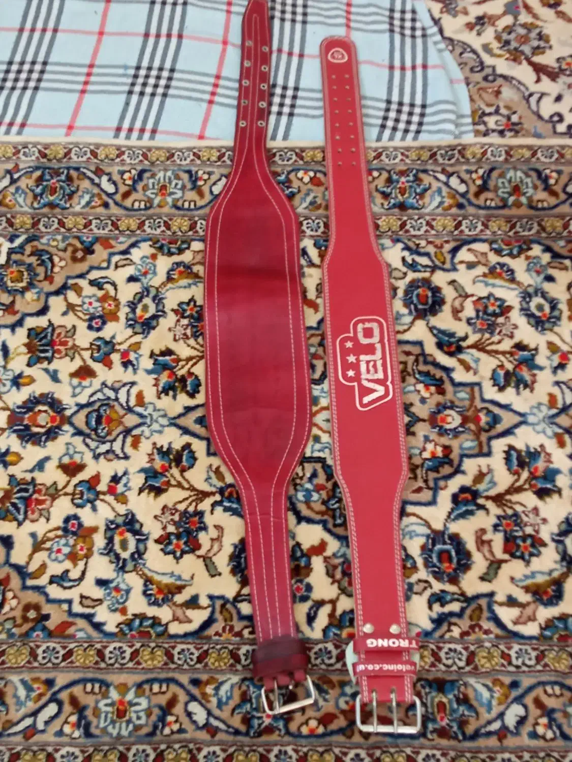 دو عدد کمربند وزنه برداری بدنسازی نو نو|کیف، کفش، کمربند|اندیشه, اندیشه فاز ۲|دیوار