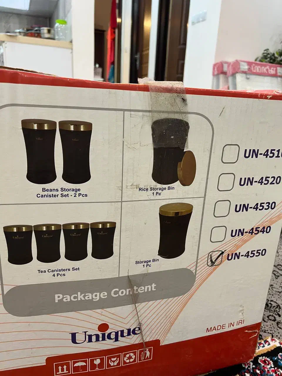 سرویس 8 پارچه یونیک اصل|ظروف نگهدارنده، پلاستیکی، یک‌بارمصرف|رشت, پل تالشان|دیوار