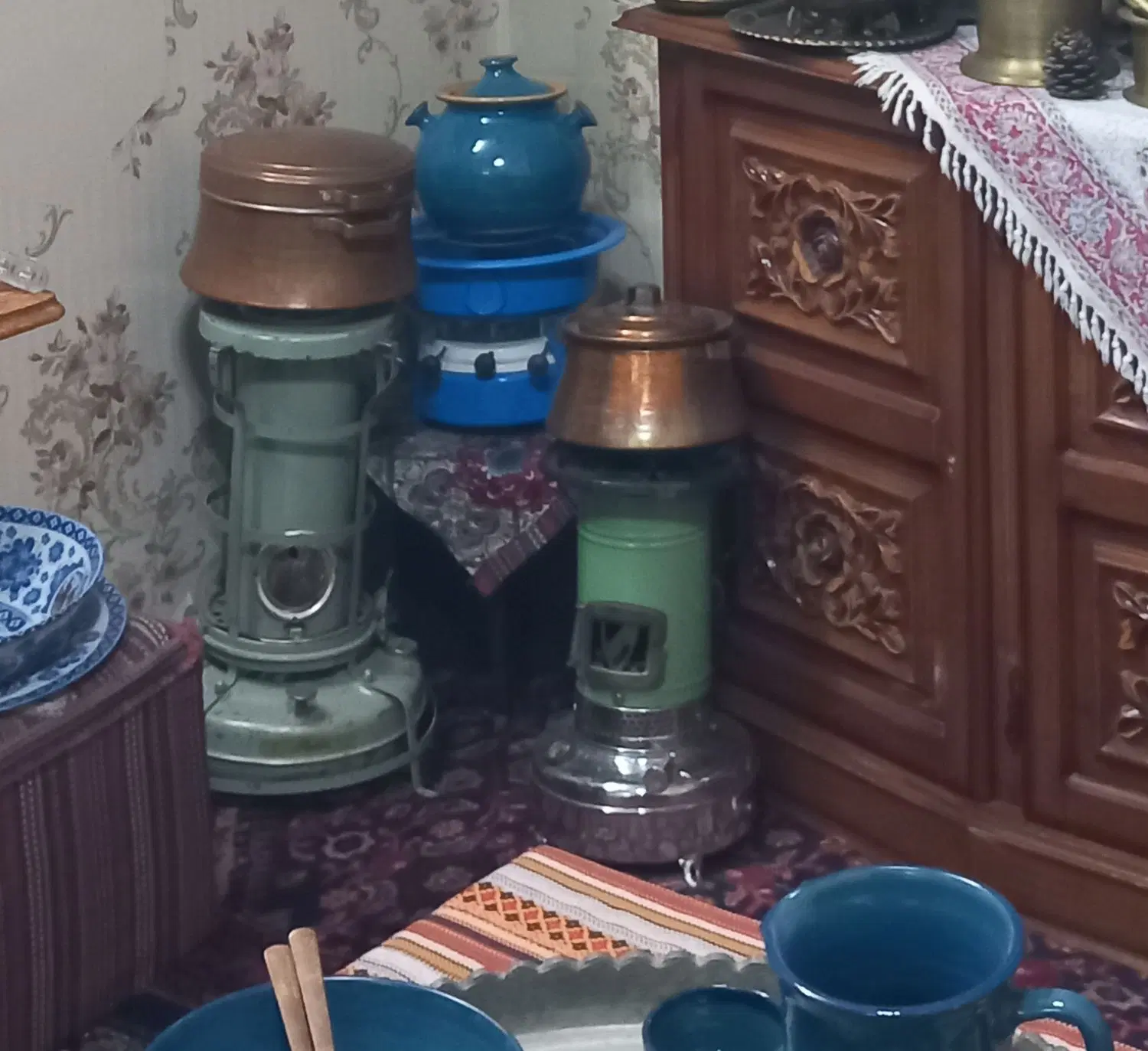 دو عدد چراغ|ریسه و چراغ تزئینی|تهران, خزانه|دیوار