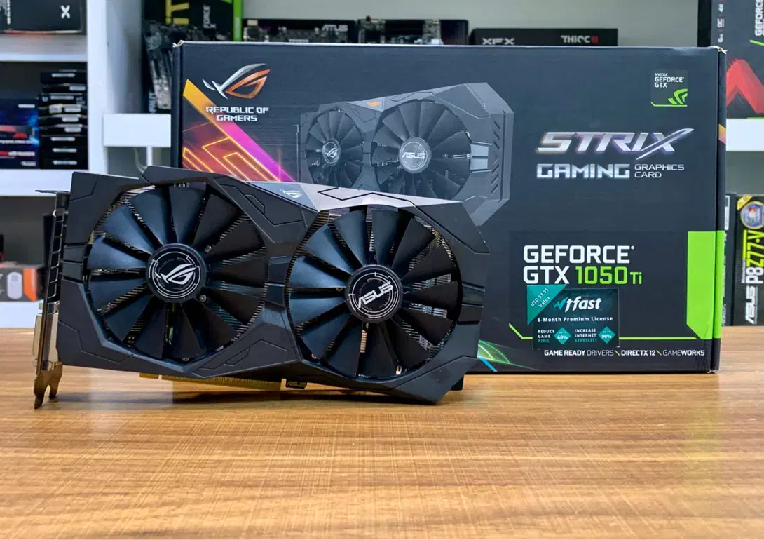 کارت گرافیک GTX 1050 TI ASUS ROG STRIX|قطعات و لوازم جانبی رایانه|مشهد, عامل|دیوار