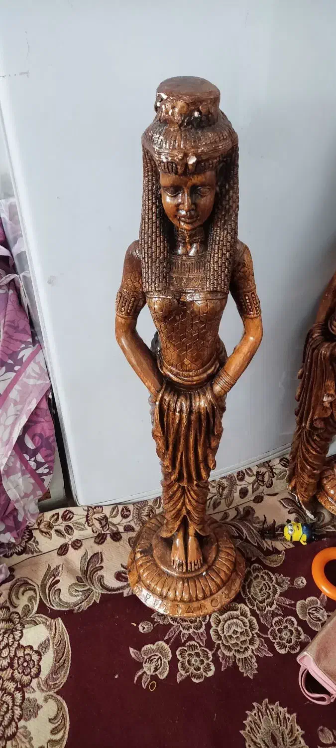 مجسمه زن مصری|مجسمه، تندیس، ماکت|بندرعباس, |دیوار