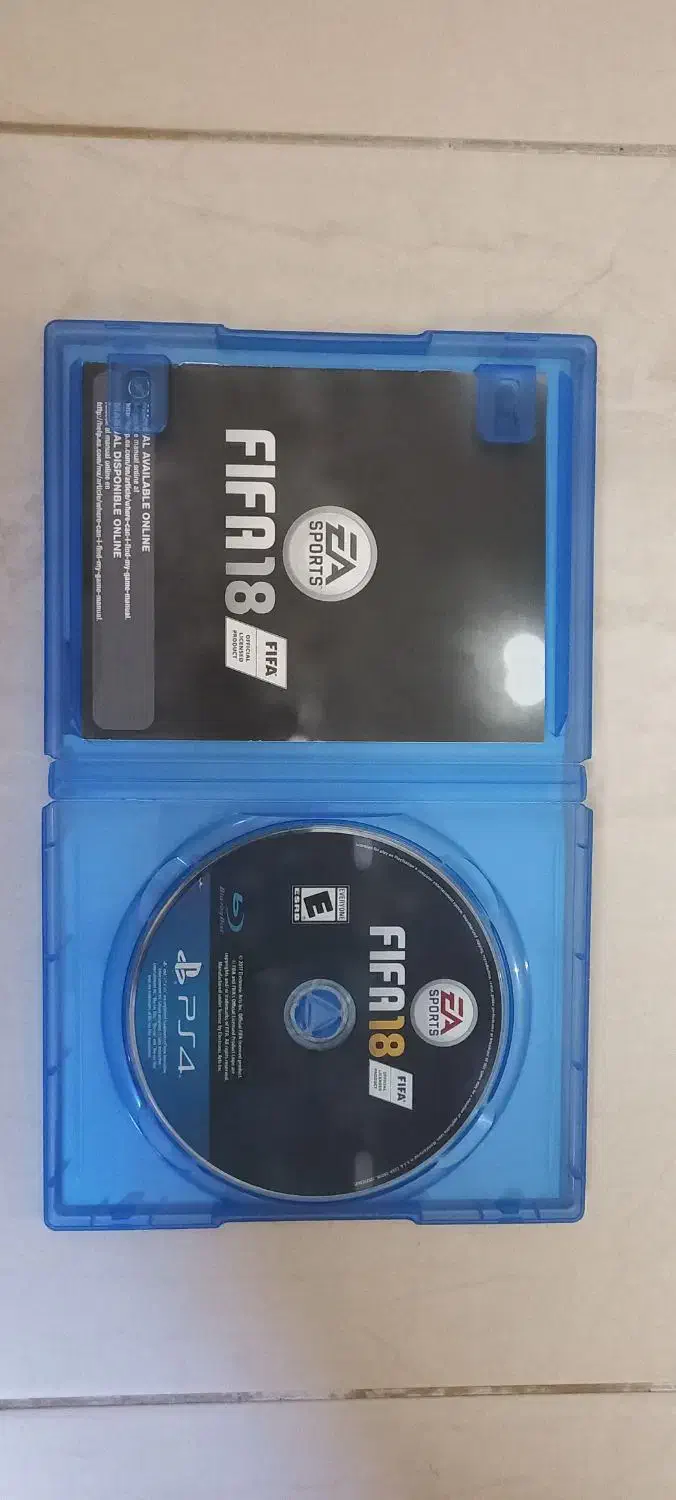 cd FIFA18 ps4|کنسول، بازی ویدئویی و آنلاین|رشت, کوی جام جم|دیوار