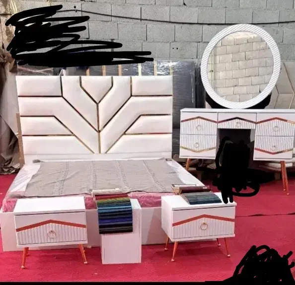 سرویس خواب ۲نفره|تخت و سرویس خواب|زرند, |دیوار