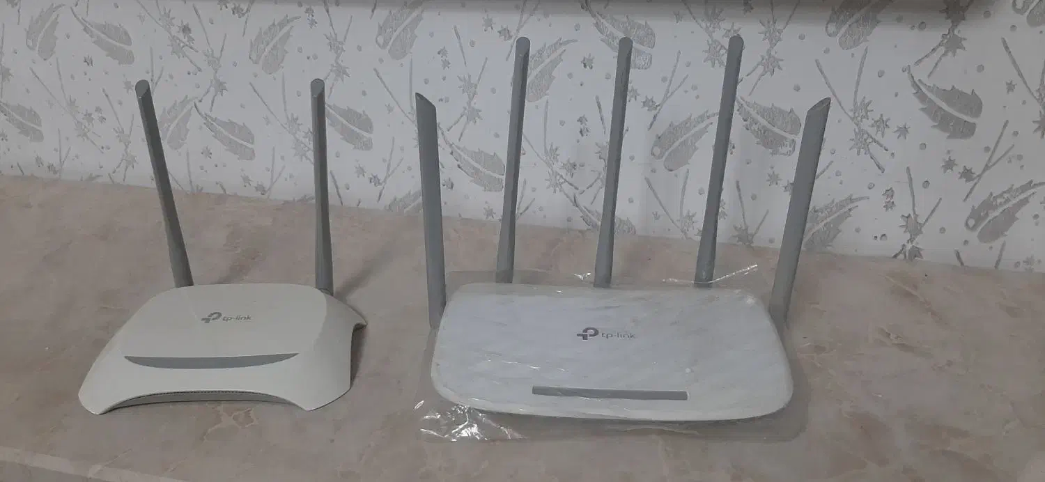 مودم روتر TP-Link (۲ دستگاه AP) و ۲۰ متر کابل Cat6|مودم و تجهیزات شبکه|کرج, گلشهر|دیوار