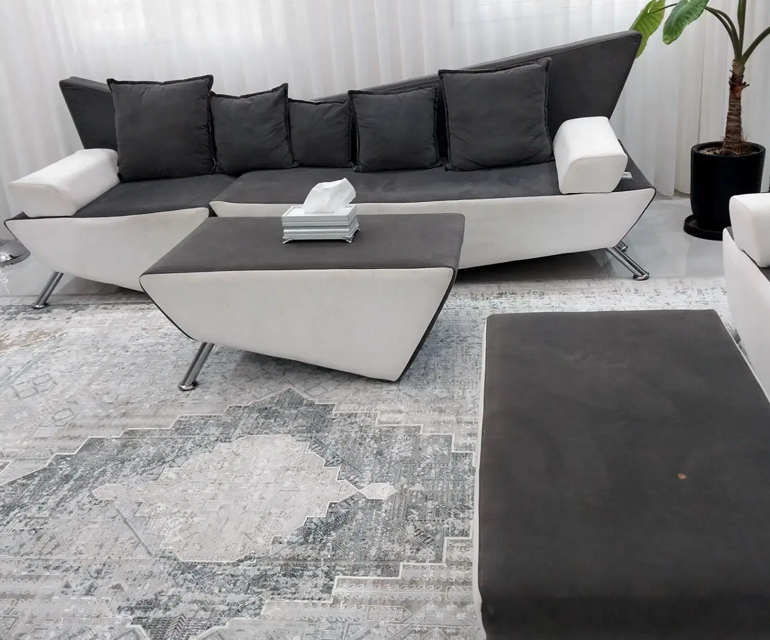 فروش مبل هفت نفره|مبلمان خانگی و میز عسلی|شیروان (خراسان), |دیوار