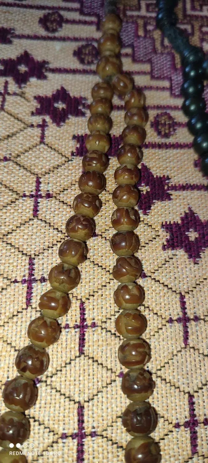 تسبیح هسته خرما|کلکسیون اشیاء عتیقه|گرگان, |دیوار